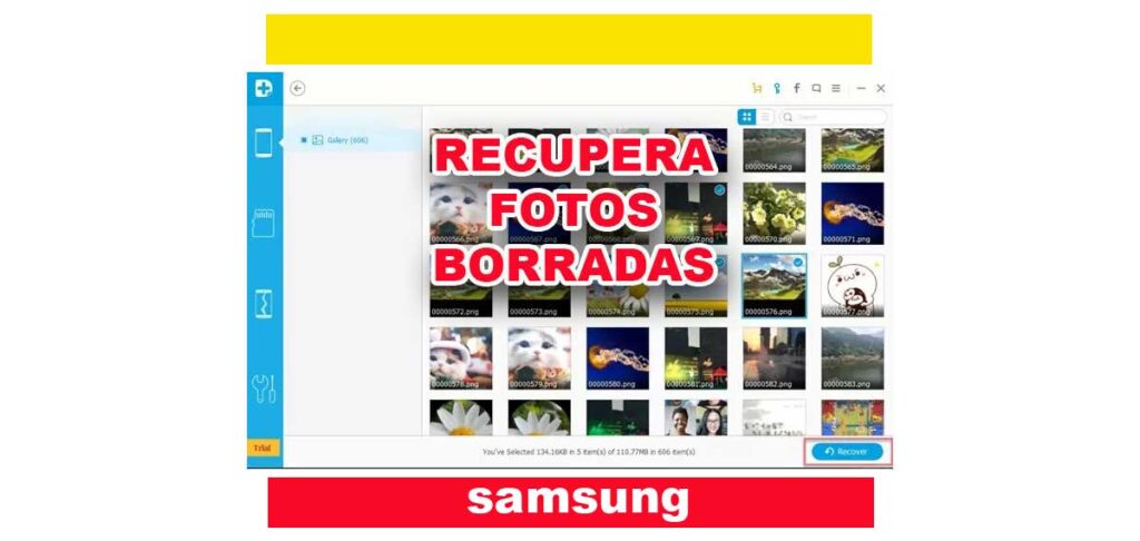 cómo recuperar fotos borradas celular
