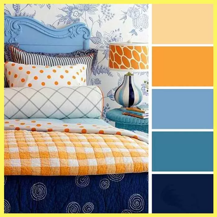 Que cores combinam bem com o azul índigo?