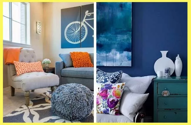 Que cores combinam bem com o azul índigo?