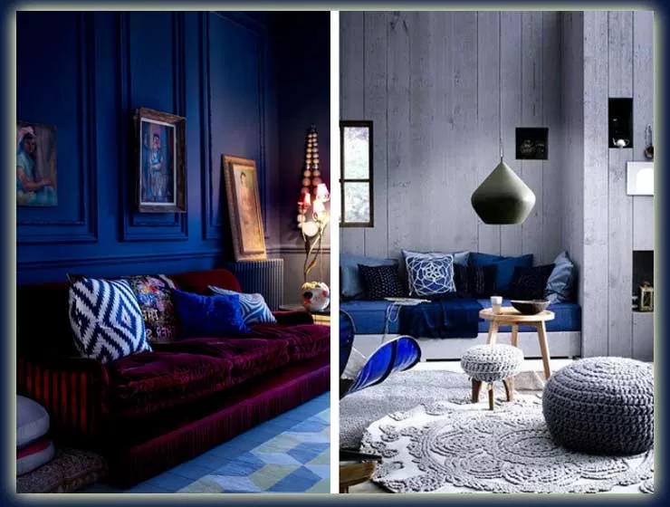 Colores con Índigo-decoración de interiores del hogar-
