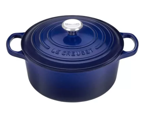 bateria de cocina color azul indigo