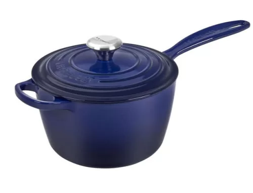 bateria de cocina color azul indigo