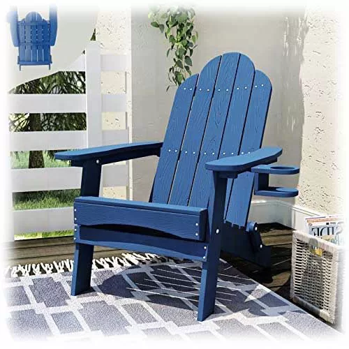 Mobiliário azul índigo
