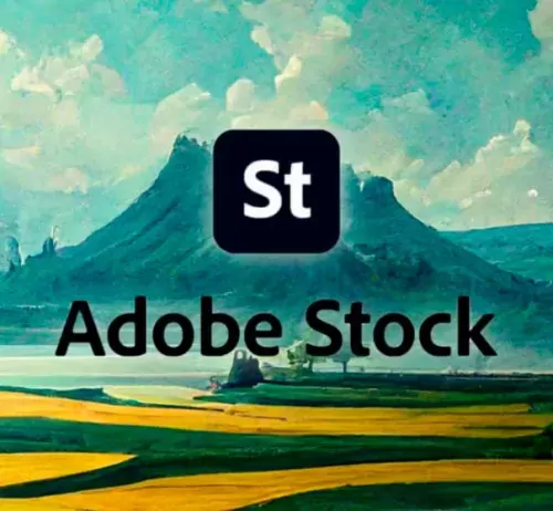 ADOBE STOCK logo de la plataforma, donde vender fotos