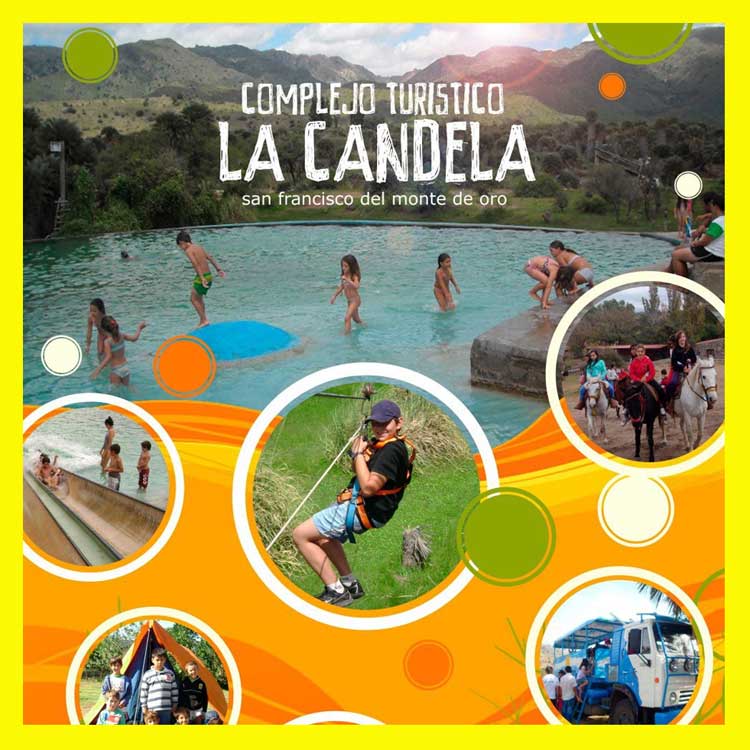 estancia la candela, complejo turístico, San Francisco del Monte de Oro, San Luis