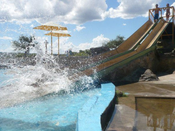 Parque acuático en estancia la candela, San Luis