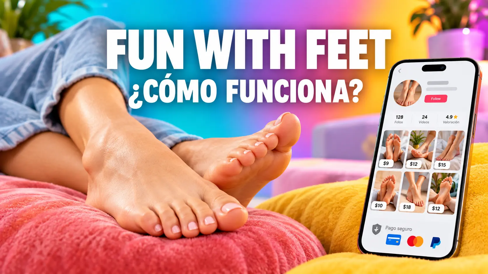 Fun With Feet cómo funciona para vender fotos de pies